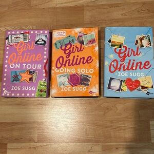 3 girl online hardcover books by Zoe Sugg in good condition